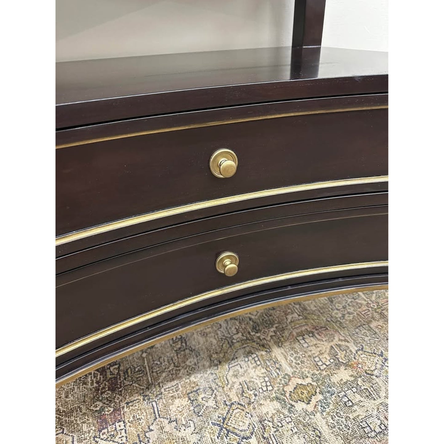 La Salle 32'' W Nightstand By Woodbridge Furniture Dark Wood Italian Style