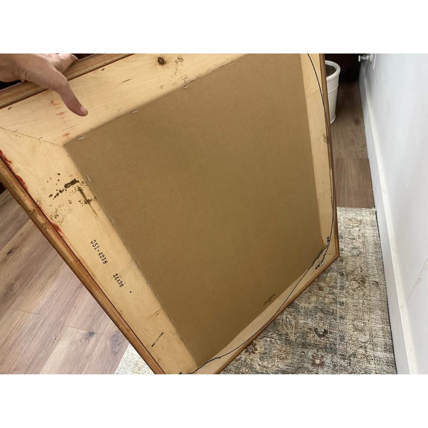 Uttermost Gold Rectangular Beveled Wall Mirror 34"x40"