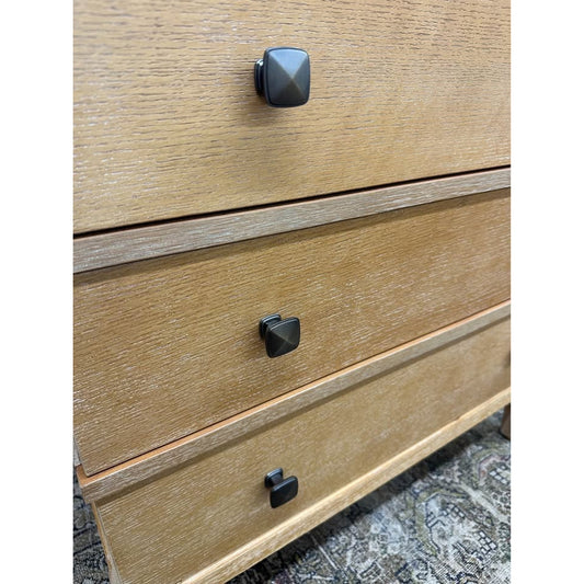 Justin 3-Drawer Nightstand-ACORN Light Wood Side End Table