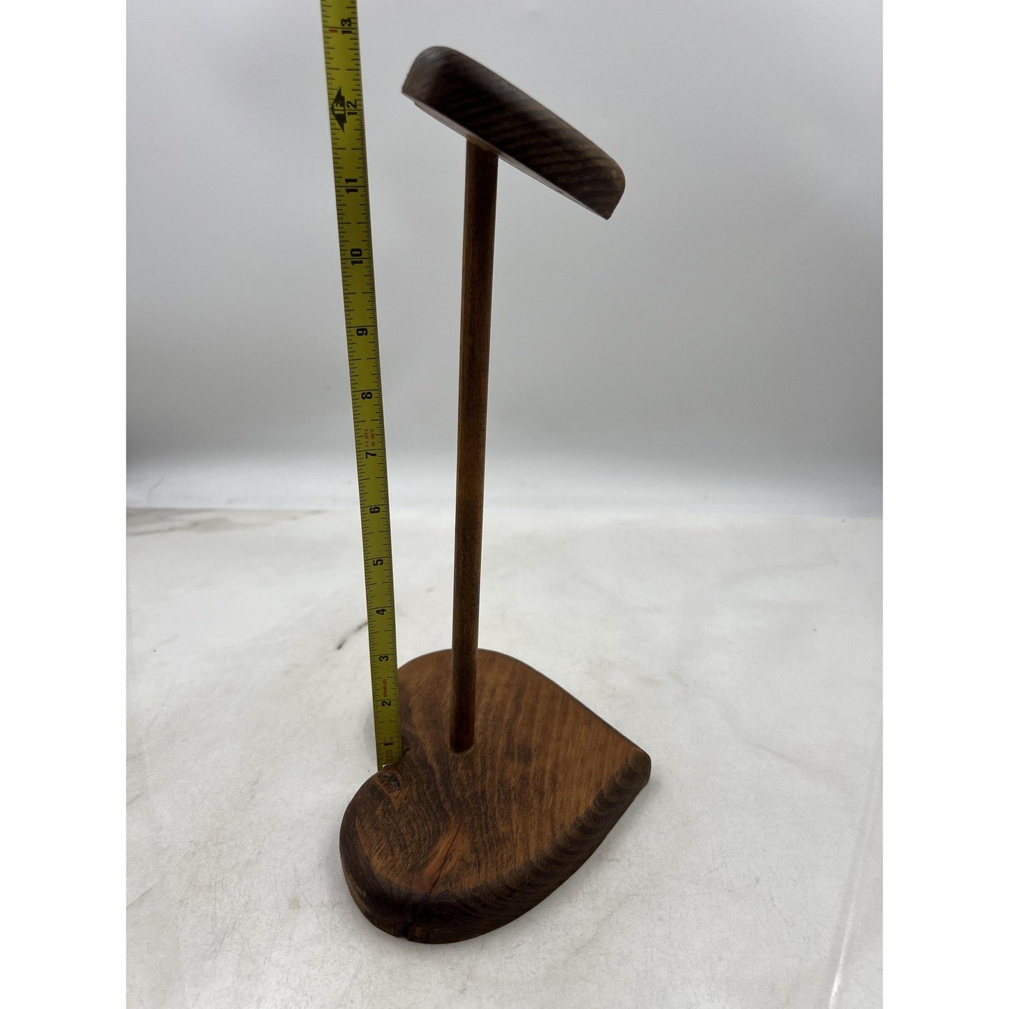 Handmade Wooden Heart Jewelry Display Stand Holder Rustic Decor 12 Inch Tall
