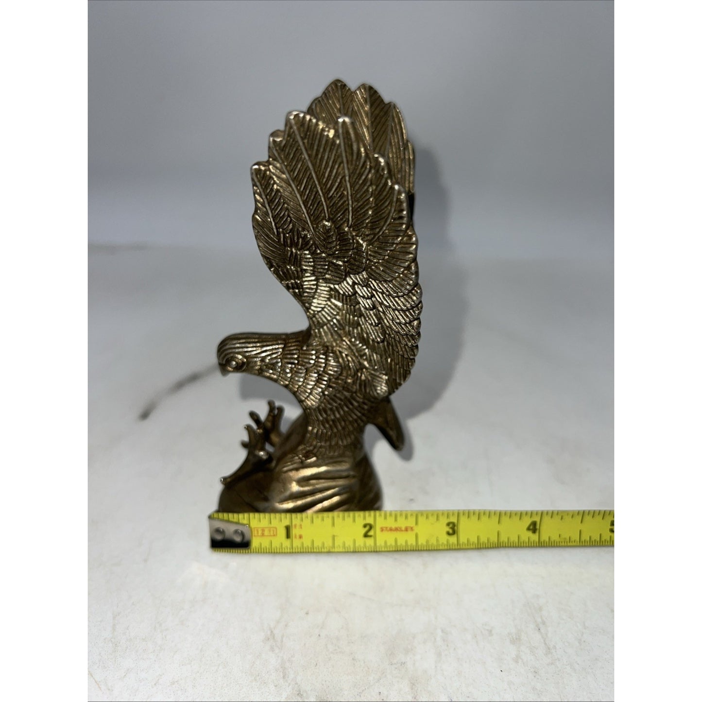 Vintage Hampshire Eagle Sculpture Figurine Genuine Silver Plated 5"
