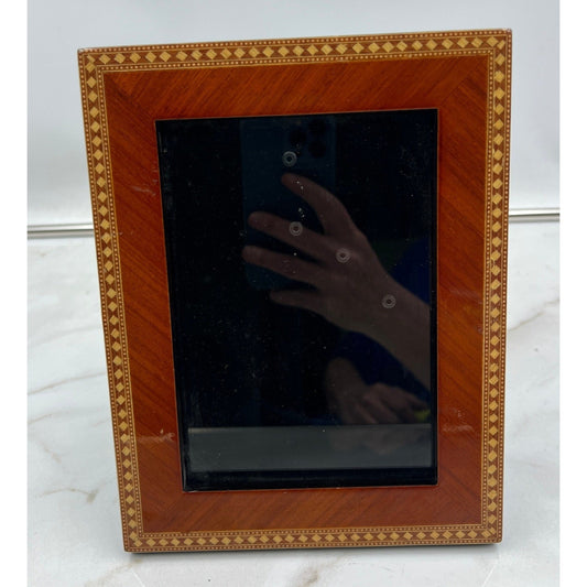 VTG Sicura Inlaid Wood Frame 5x7 Picture Frame Ferrara Natural 2506-57DINA