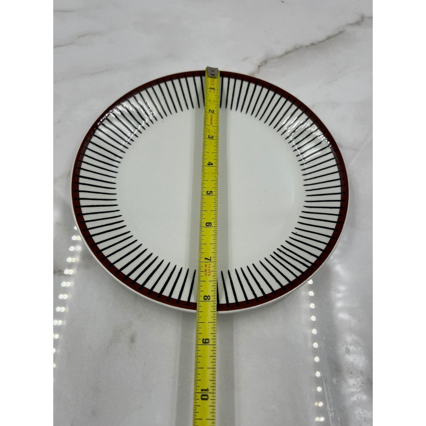 Gustavsberg Spisa Ribb Salad Plate Stig Lindberg Sweden Flintporslin 8.25 inch